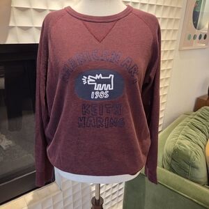SPRZ NY Uniqlo x Keith Haring “American Art 1985” Barking Dog Sweatshirt - Large